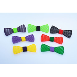Bowtie with cubic pattern